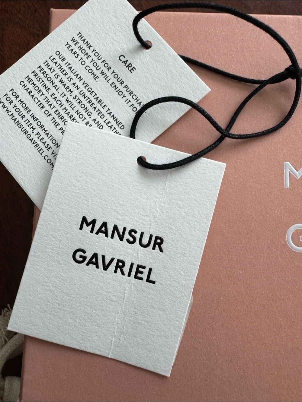 Mansur Gavriel Black Leather Continental Wallet